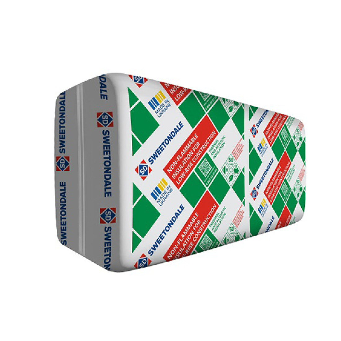 Базальтовий утеплювач Sweetondale Ultrawool light, 50 мм, 0.6*1.2м, 30 кг/м3 (Світонлдейл)